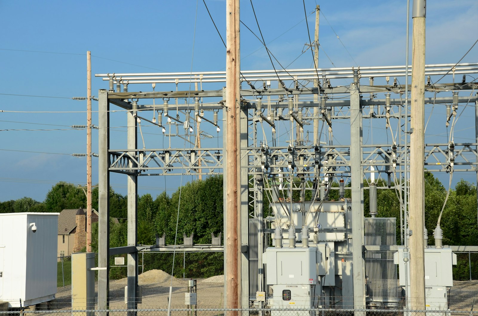 High-voltage electrical substation and transmission equipment
